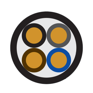LSHF Single Core, 2-, 3-, 4-, 5-, multicores CU/CLPE/LSHF - 0.6/1kV - XLPE insulated, LSHF sheathed cable 0.6/1kV